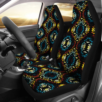 Tribal Pattern Print Design LKS309 Car Seat Covers