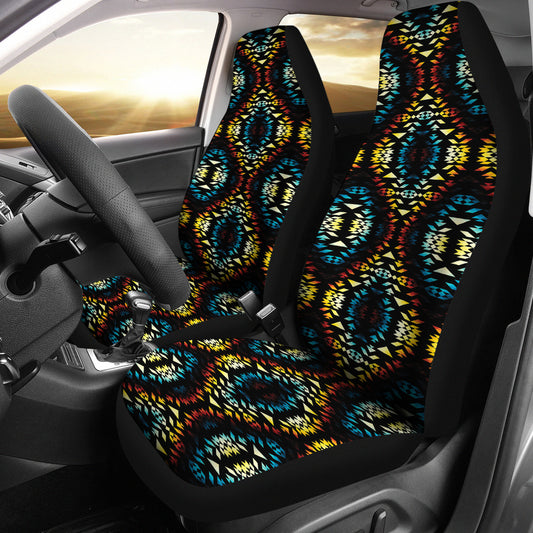 Tribal Pattern Print Design LKS309 Car Seat Covers