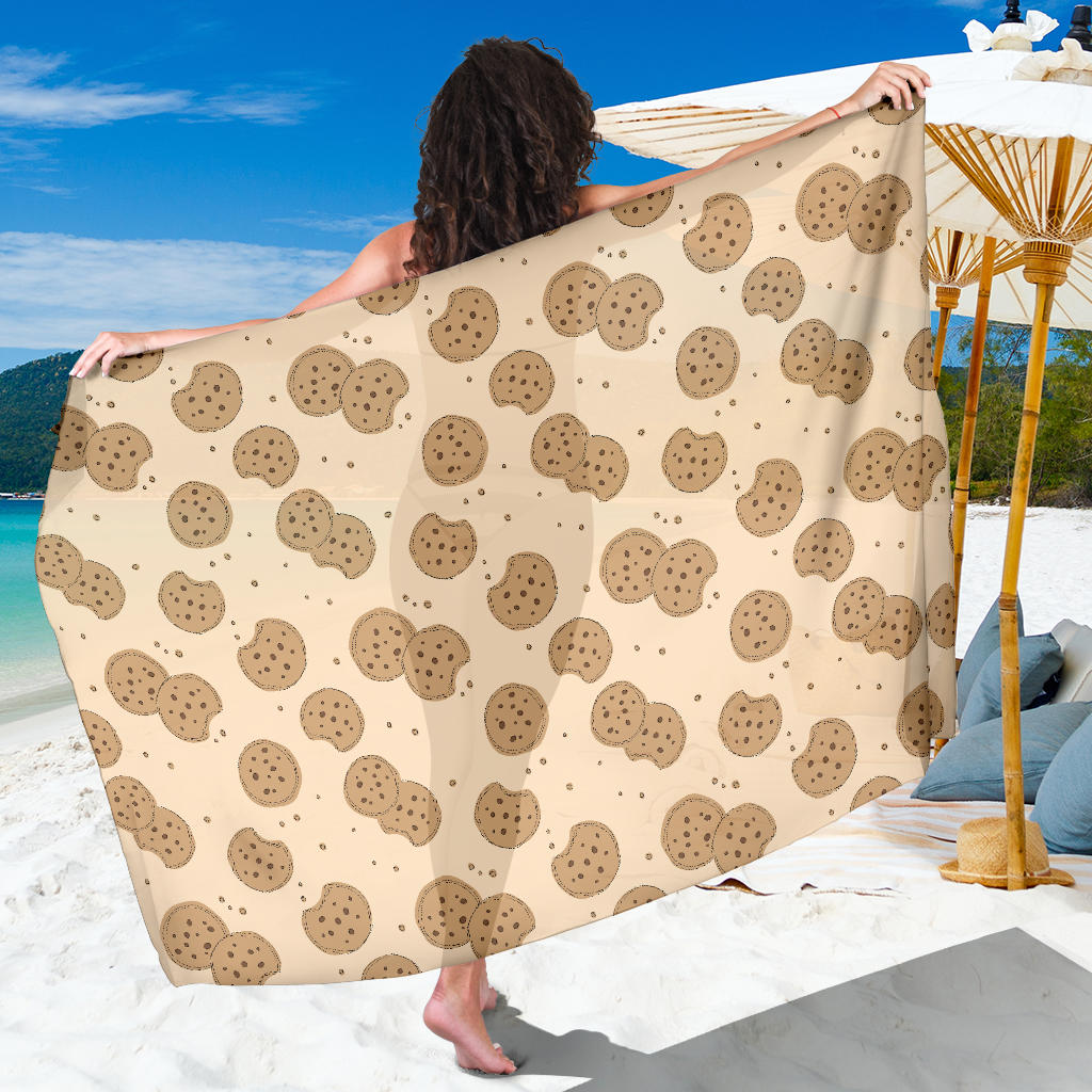 Biscuit Pattern Print Design 02 Sarong Pareo Wrap