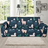 Llama Pattern Print Design 06 Sofa Slipcover