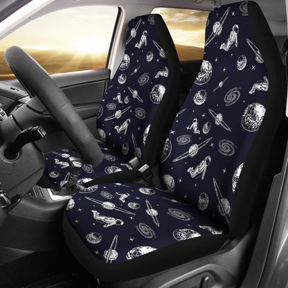 Space Astronaut Print Design LKS302 Car Seat Covers