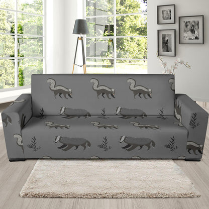 Skunk Print Design LKS301 Sofa Slipcover
