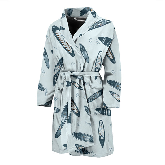 Surfboard Print Design LKS306 Men Bathrobe