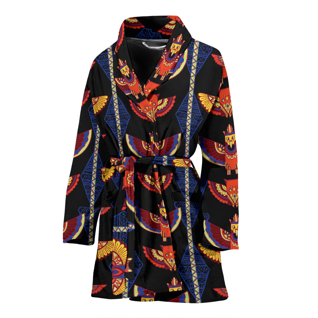 Totem Print Design LKS301 Women Bathrobe
