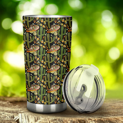 Western Style Print Tumbler