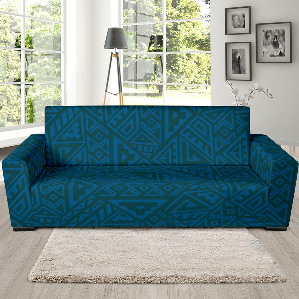 Maori Pattern Print Design 03 Sofa Slipcover