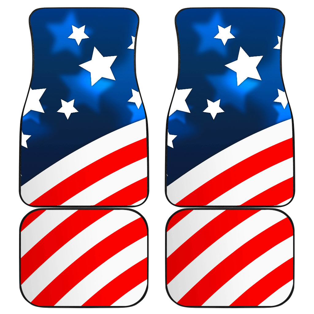 American flag Style Car Floor Mats Front Back
