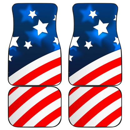 American flag Style Car Floor Mats Front Back