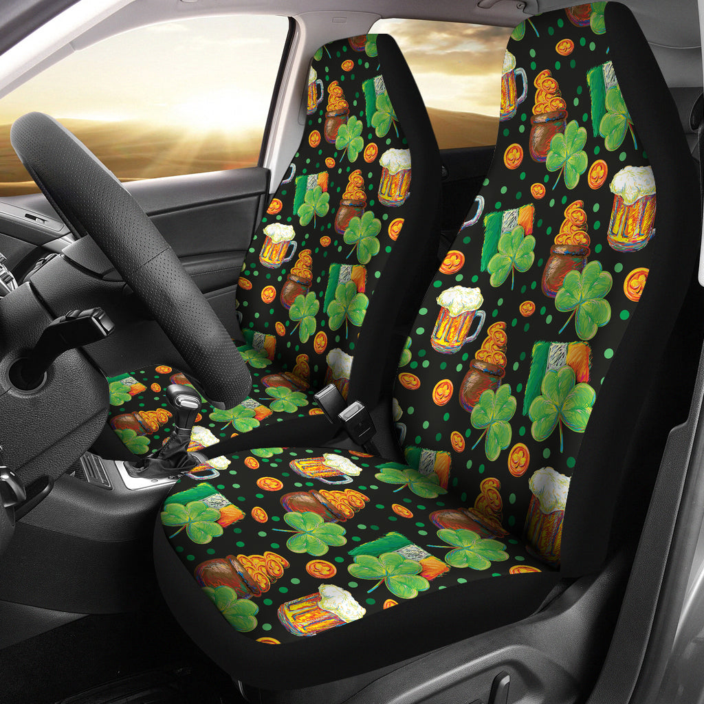St Patricks Day Print Design LKS303 Car Seat Covers