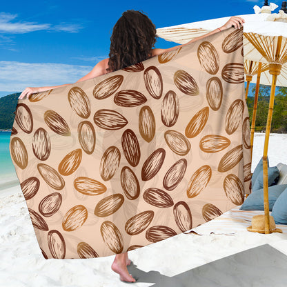 Almond Pattern Print Design 02 Sarong Pareo Wrap