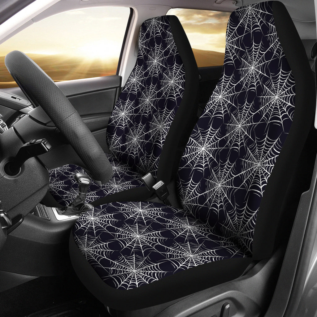 Spider Web Print Design LKS303 Car Seat Covers