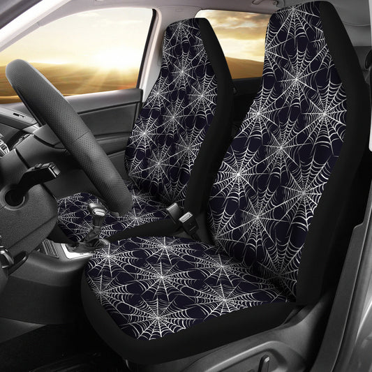 Spider Web Print Design LKS303 Car Seat Covers