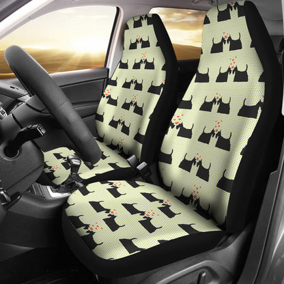 Scottish Terriers Print Design LKS304 Car Seat Covers