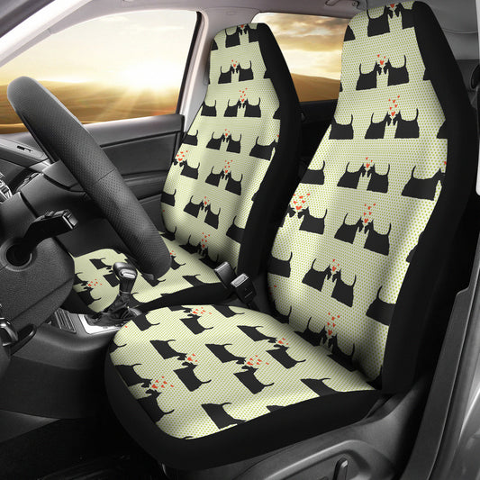 Scottish Terriers Print Design LKS304 Car Seat Covers