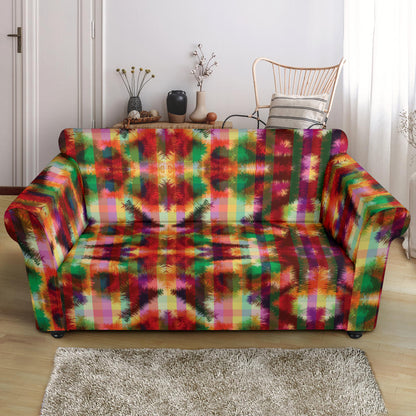 Tie Dye Print Design LKS301 Loveseat Couch Slipcover