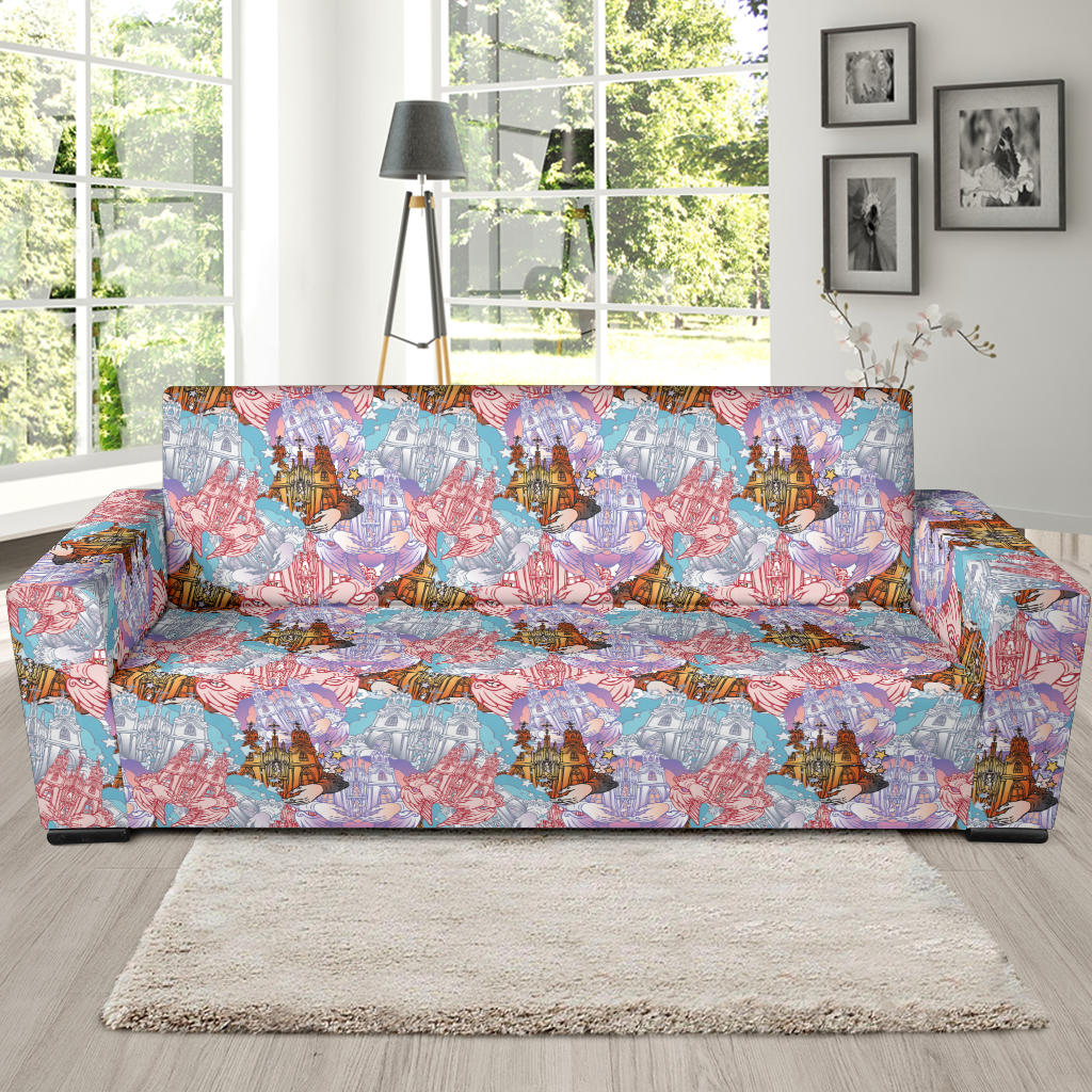 Christian Pattern Print Design 03 Sofa Slipcover