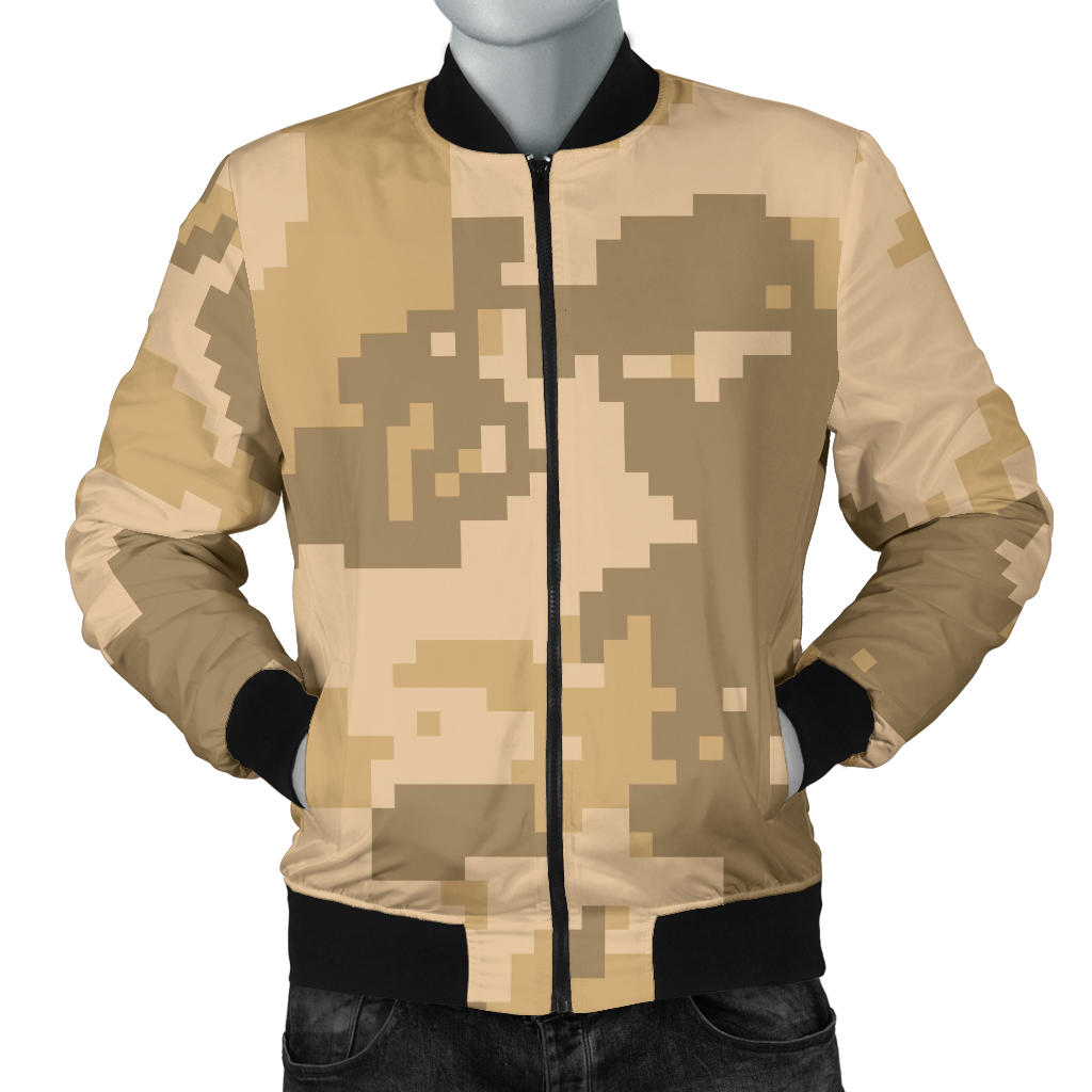 ACU Digital Desert Camouflage Men Bomber Jacket