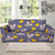 Rat With Cheese Pattern Print Design 01 Sofa Slipcover