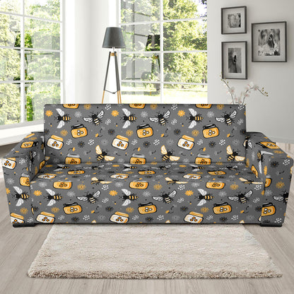 Honey Bee Print Design LKS301 Sofa Slipcover