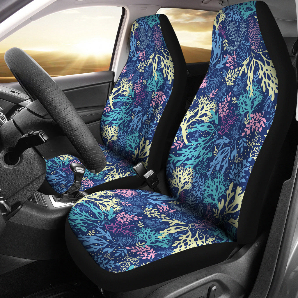 Seaweed Print Design LKS301 Car Seat Covers