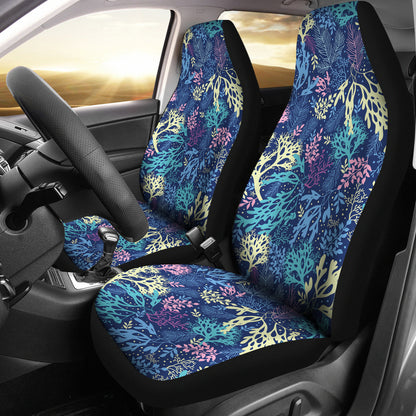 Seaweed Print Design LKS301 Car Seat Covers