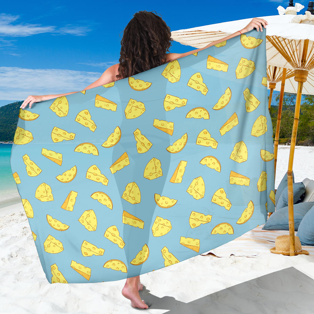 Cheese Pattern Print Design 04 Sarong Pareo Wrap