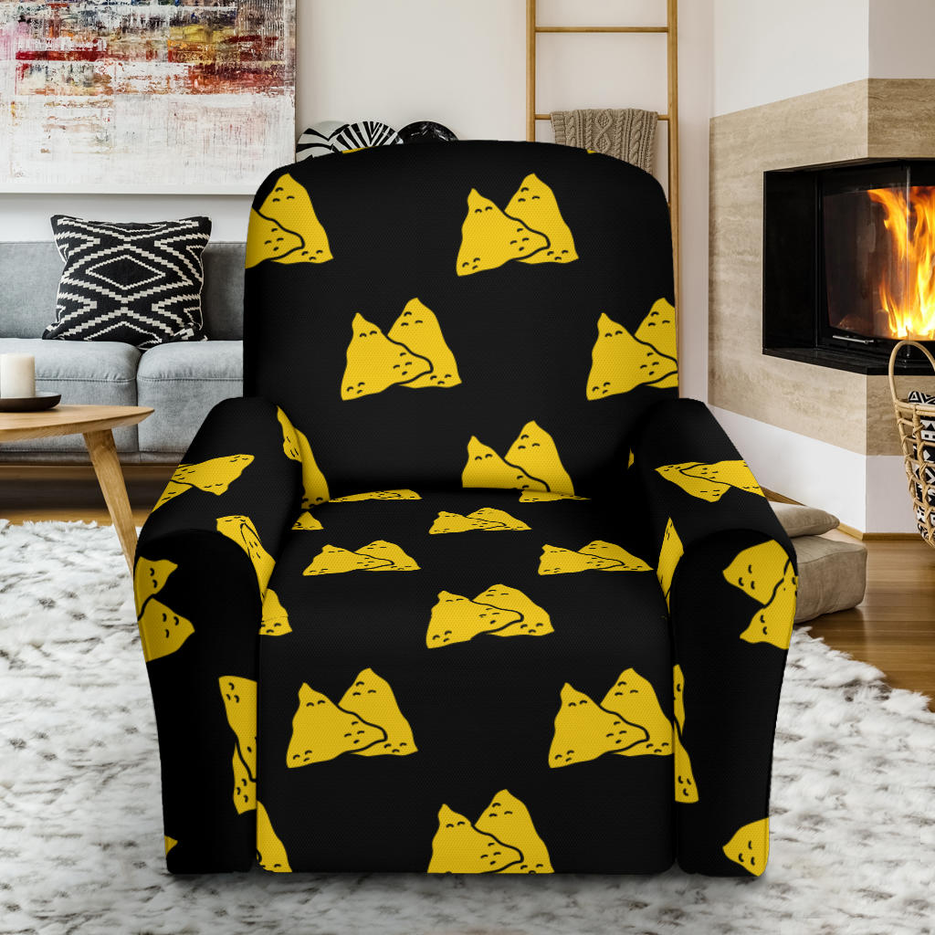 Nachos Pattern Print Design A02 Recliner Slipcover with Pocket