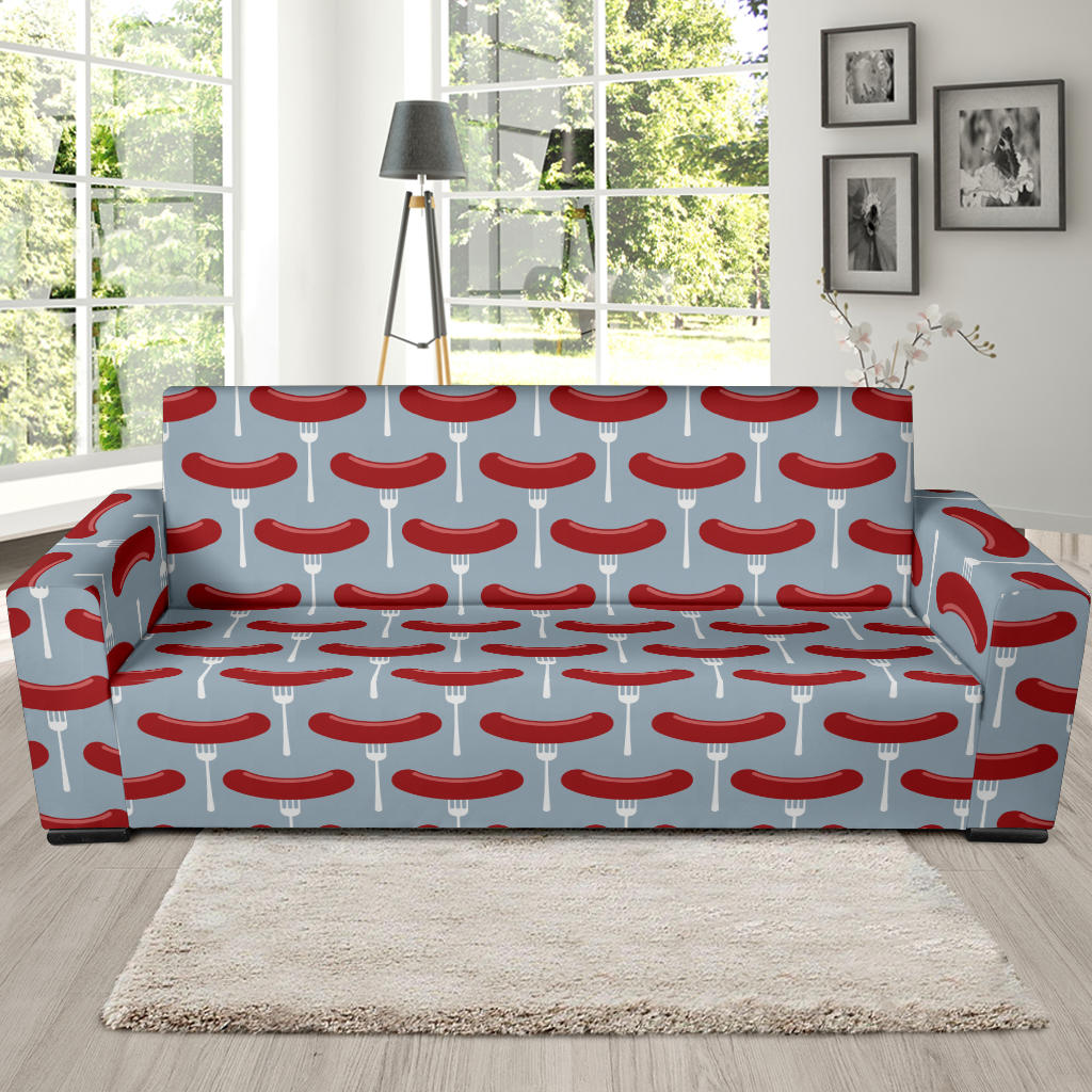 Sausage Print Design LKS301 Sofa Slipcover