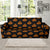 Poop Emoji Pattern Print Design A01 Sofa Slipcover