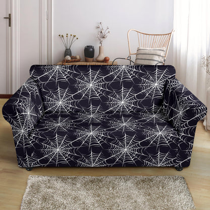 Spider Web Print Design LKS303 Loveseat Couch Slipcover
