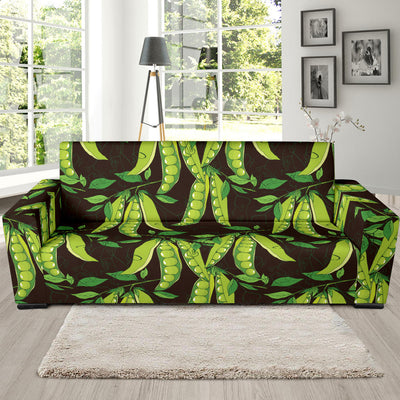 Peas Pattern Print Design A03 Sofa Slipcover