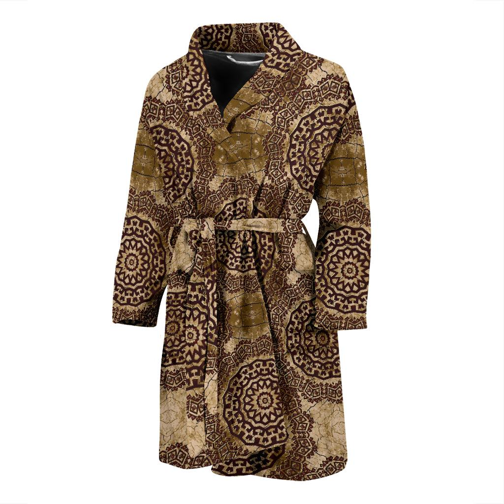 Ancient Greek Symbol Print Design LKS309 Men Bathrobe