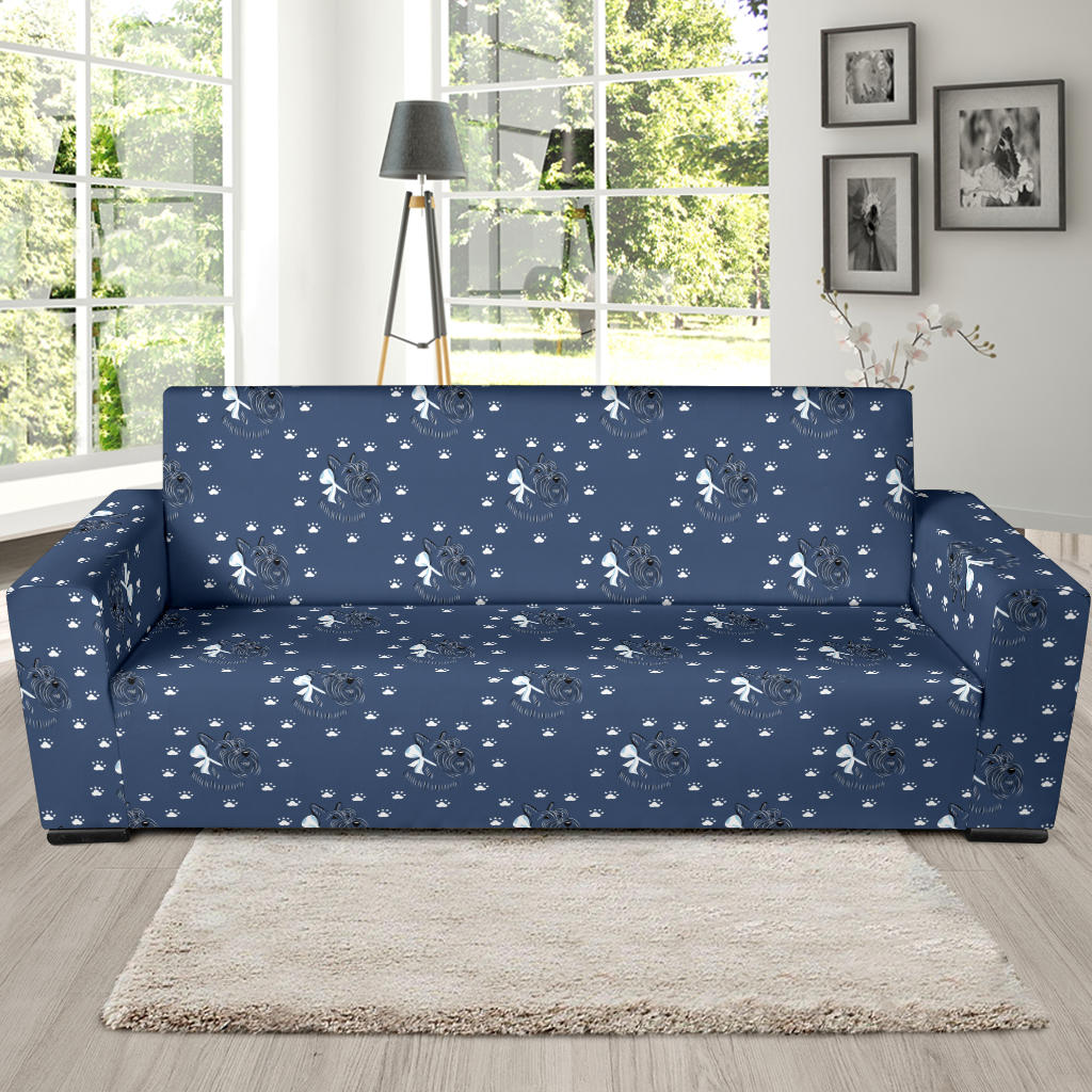 Scottish Terriers Print Design LKS307 Sofa Slipcover