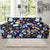 Beach Themed Pattern Print Design 04 Sofa Slipcover