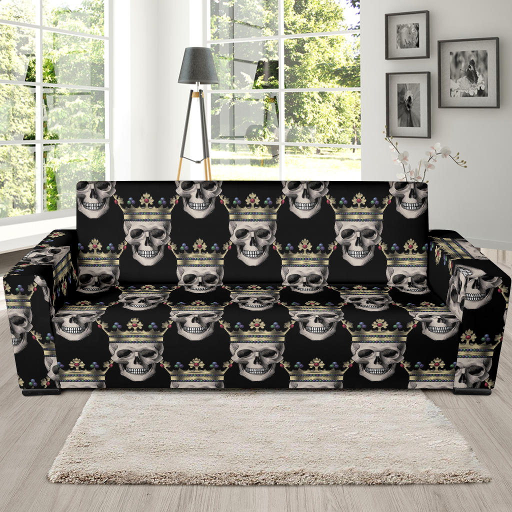 Skull King Print Design LKS3010 Sofa Slipcover