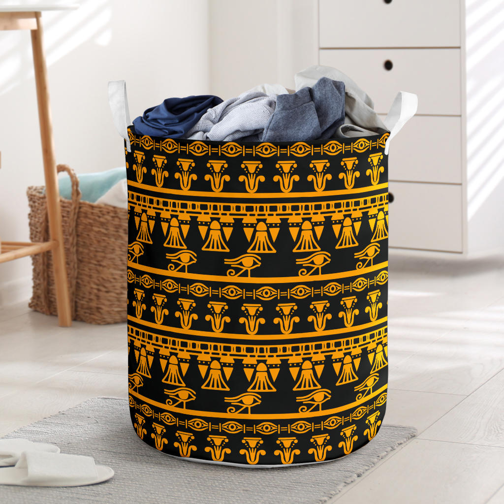 Eye of Horus Tribal Egypt Pattern Laundry Basket