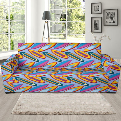 Surfboard Pattern Print Design LKS303 Sofa Slipcover