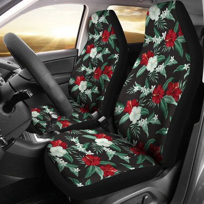 Tropical Flower Print Design LKS303 Car Seat Covers