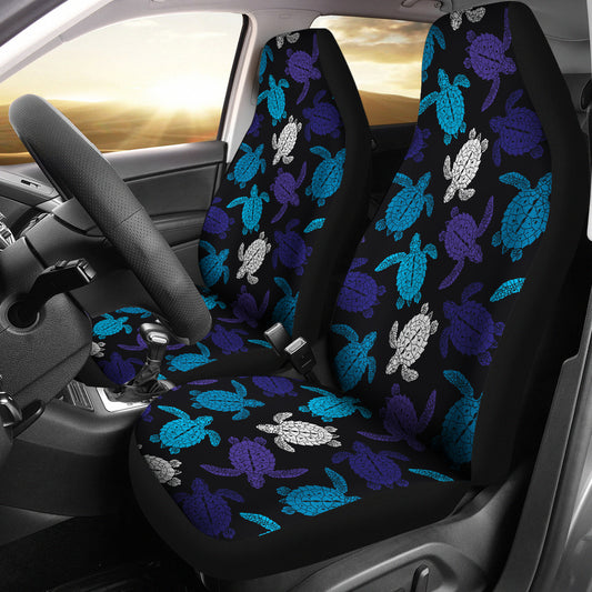 Sea Turtle Print Design LKS306 Car Seat Covers