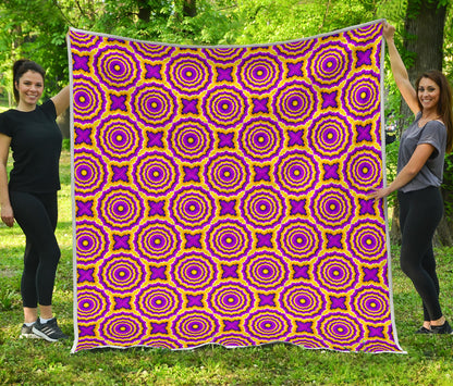 Optical illusion Expansion Quilt Bedspread