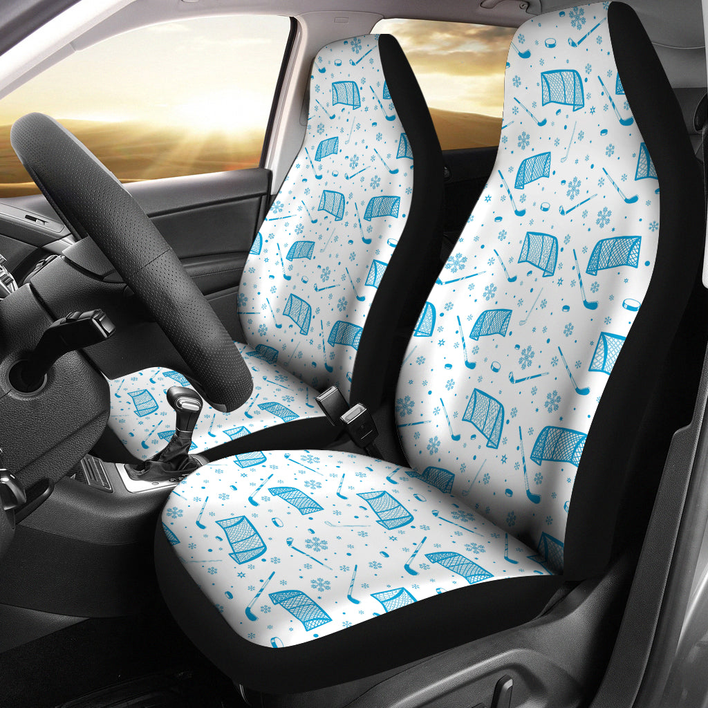 Hockey Print Design LKS303 Car Seat Covers