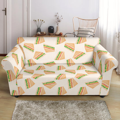 Sandwich Print Design LKS301 Loveseat Couch Slipcover
