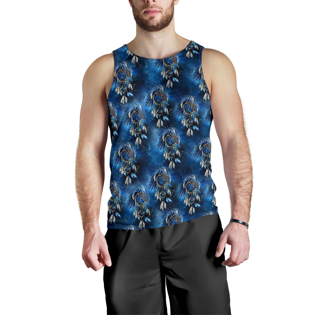 Eagles Dream Catcher Themed Men Tank Top