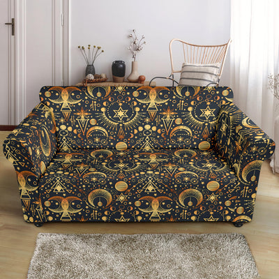 Sun Moon Print Design LKS308 Loveseat Couch Slipcover