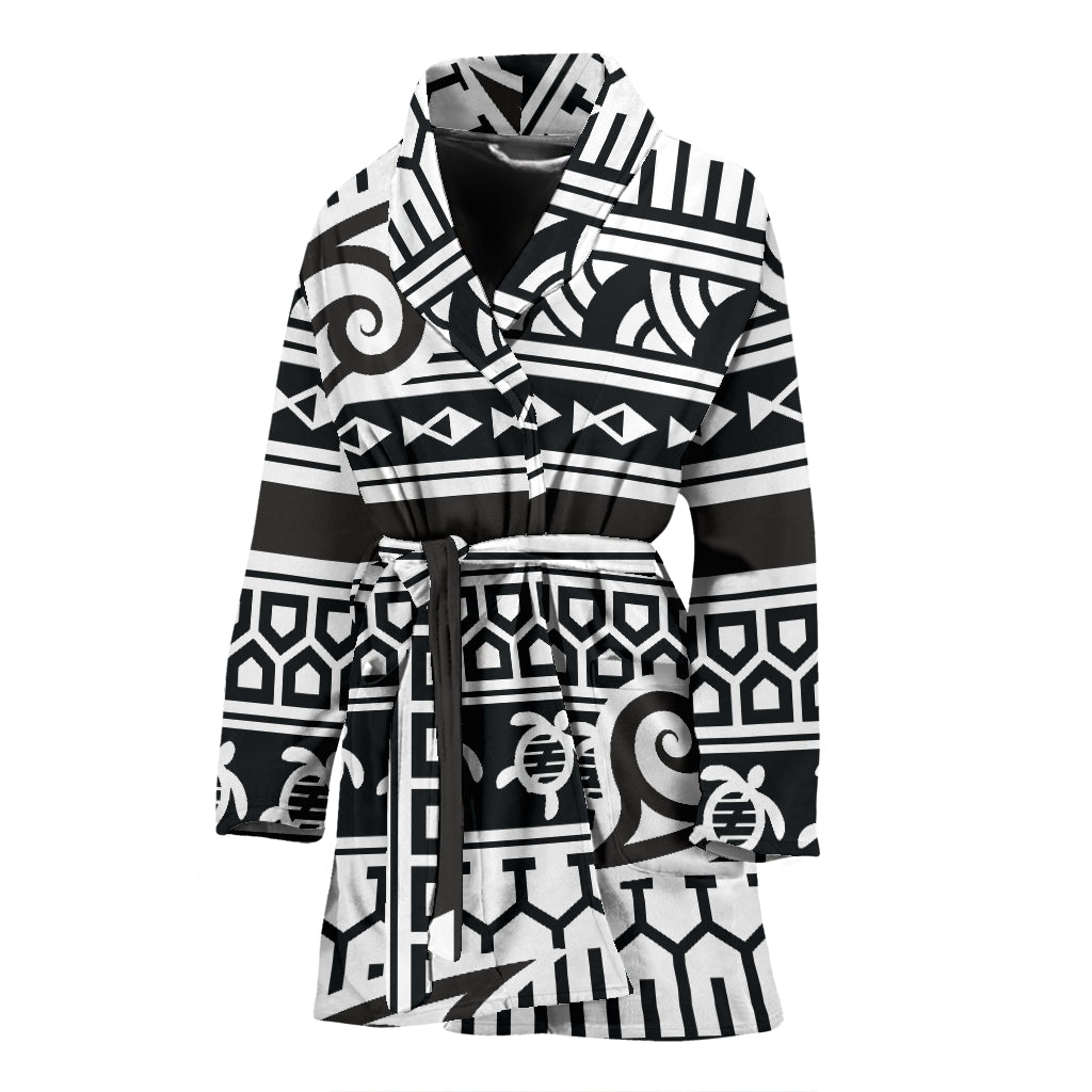 Samoan Style Print Design LKS305 Women Bathrobe