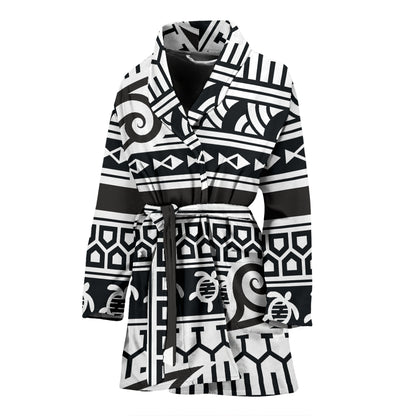 Samoan Style Print Design LKS305 Women Bathrobe