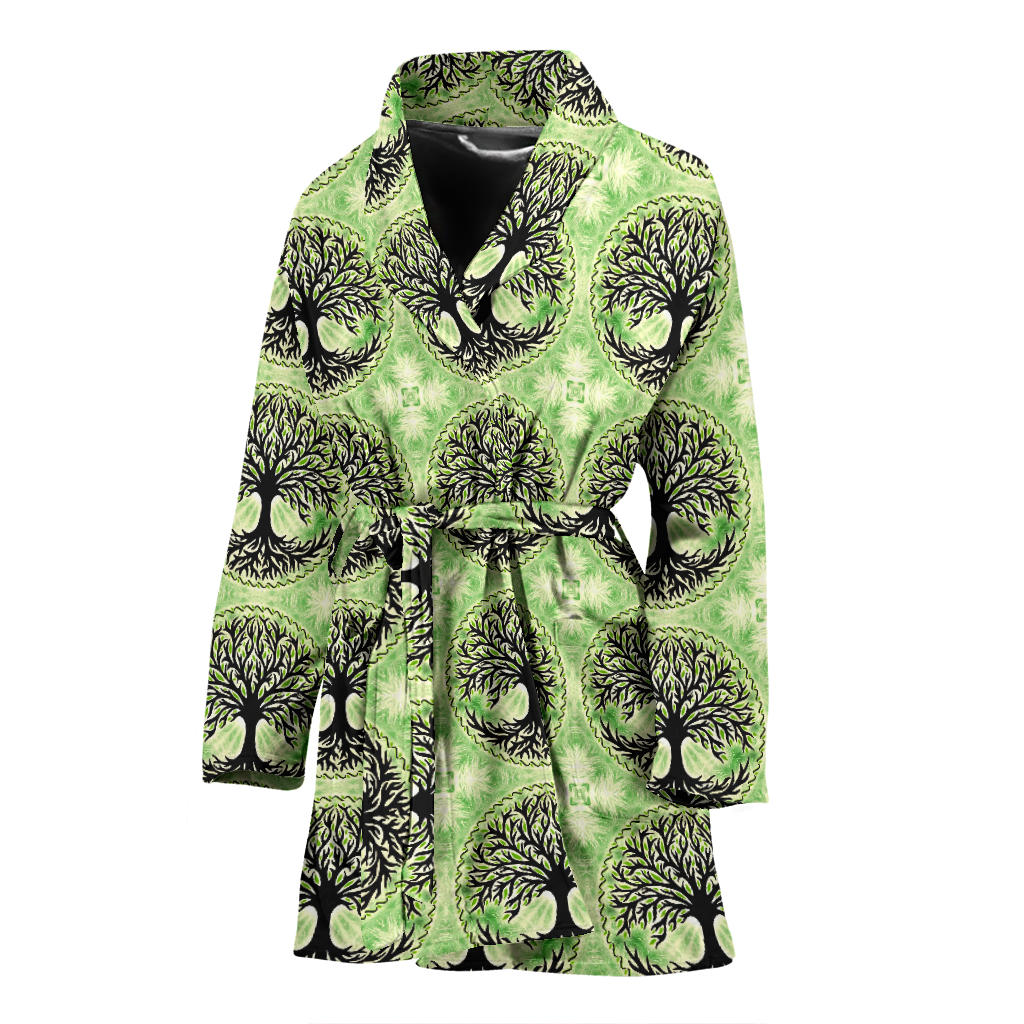 Celtic Pattern Print Design 010 Women Bathrobe