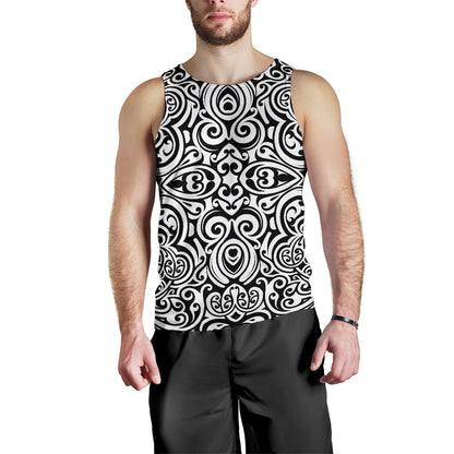 Polynesian Tattoo Pattern Men Tank Top