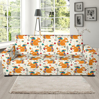 Squirrel Print Design LKS304 Sofa Slipcover