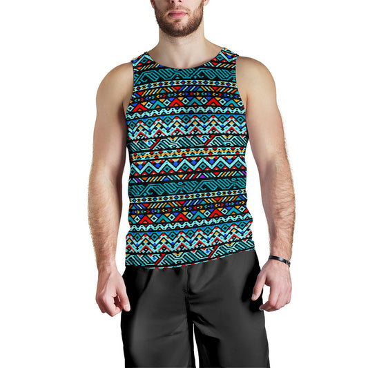 Southwestern Style Men Tank Top